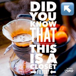 Did you know that this is a closet filter???